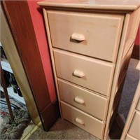 Vintage Painted Cabinets - approx 18" x 14" x 39"