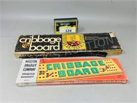 2 vintage crib boards (1 is new) & new cards