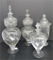 Kronos Glass Apothecary Style Jars