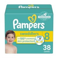 Pampers Swaddlers Active Baby Diaper Size 8 38