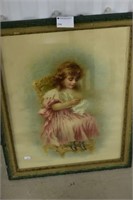 Victorian Girl Print