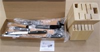 Wexford Forge Knife Block Set *Missing 1 Knife*