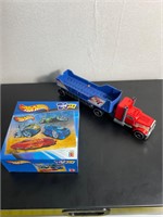 Hot wheels tractor trailer and puzzle rare