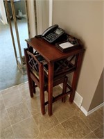 telephone table and chair - 14x18x29"
