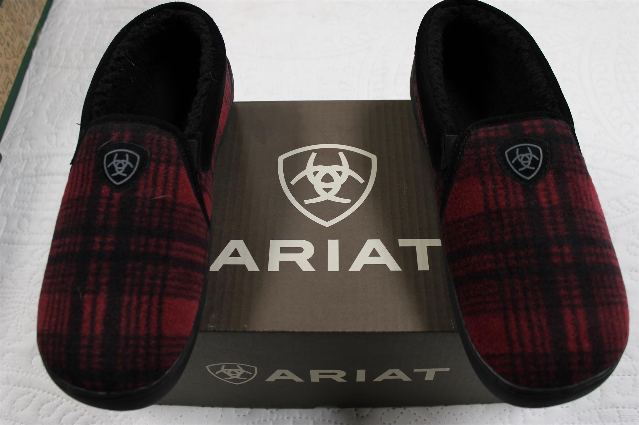 Ariat Plaid Slippers size Mens 11