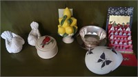 Contents of Shelf - Misc - Doves, Lemon Tree &