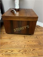 Mobile Flip Top Side Table - 2' x 2' x 18