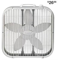 *Lasko 3733 Box Fan, 3-Speed, 20-Inch, White