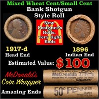 Small Cent Mixed Roll Orig Brandt McDonalds Wrappe