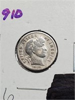 Better Grade 1910 Barber Dime