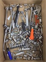 Assorted Sockets & Wrenches