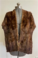 BEAUTIFUL ANTIQUE MINK FUR STOLE