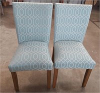 Designer chairs, patterned
