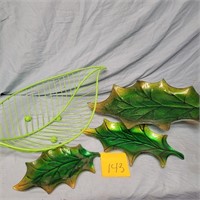 leaf glass