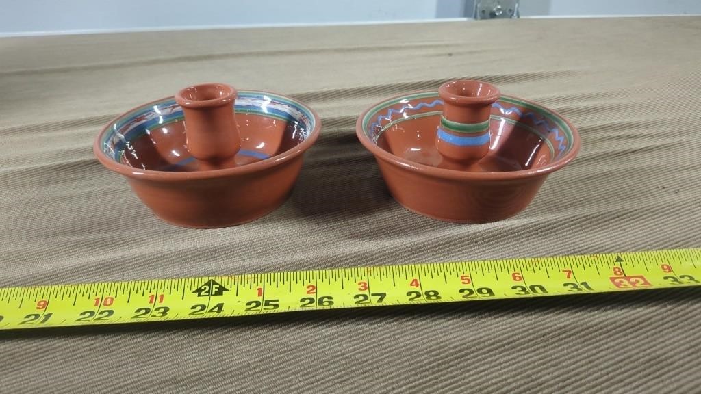 H PUGH CANDLE HOLDERS