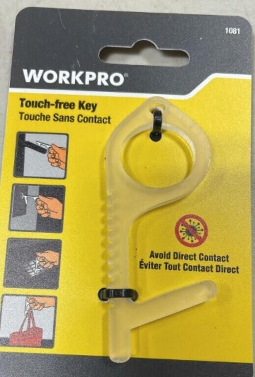 Workpro touch free key