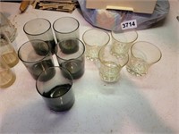 LOT OF (9) GLASSES