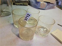 (4) PLASTIC GLASSES