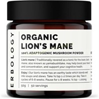 Erbology Lion's Mane Powder 50 Servings