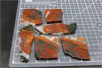 Zebra Jasper slabs, India, 12.0 oz