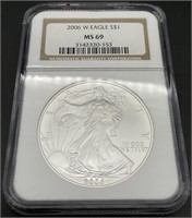 2006-W American Silver Eagle MS-69