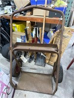 Large metal cart with wheels