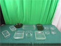 Misc. Glass Baking Dishes 12 Items