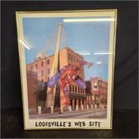Louisville's Website framed poster