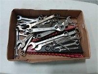 assortment of wrenches
