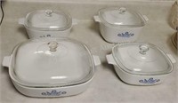 4 piece CorningWare casserole dish set