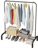 Metal Clothes Rack, Black