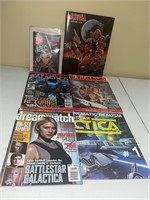 Lot of 6 SciFi Magazines Battlestar Galactica