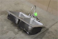 Sink W/ Faucet Approx 33"x22"