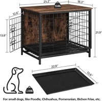 MAHANCRIS Wooden Dog Crate Furniture