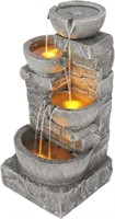 Teamson Home Outdoor Cascading Bowls and Stacked