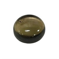 Genuine 5.80ct Round Cabochon Smoky Quartz