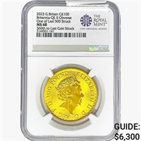 2023 G.Britain Â£100 1oz. Gold 360th NGC MS68