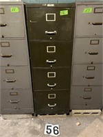 4 Drawer file Cabinet Black