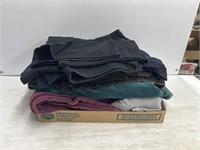 Women’s pants sizes mostly range Lg-XL