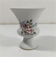 Vintage Lefton China Porcelain Rose Vase Has