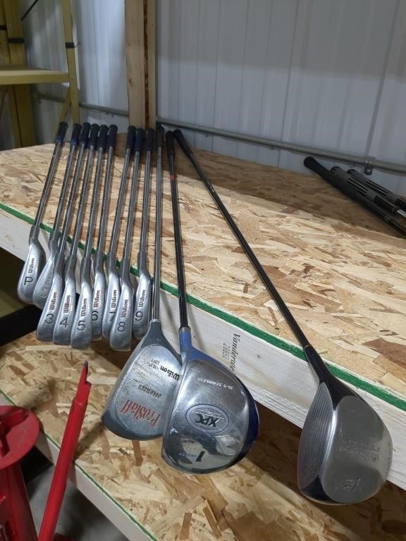 Golf Pride golf clubs with bag right hand (no