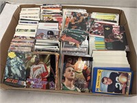 Flat of Baseball, Football, & Basketball Cards