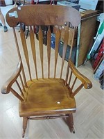 >S.Bent & Bros. Wood Rocking Chair