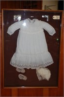 Shadowbox with Christening Gown