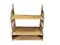 Vintage Wooden Wall Shelf Hanger