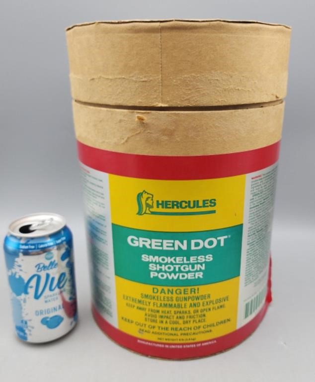 Green Dot Shot Gun - empty container