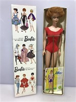 Vintage Red Head Bubble Cut Barbie #850 W/ Green
