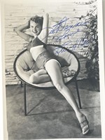 Actress Terry Moore signed photo
