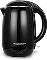 Elite Gourmet Double Wall Cool-Touch Kettle: 1.8L