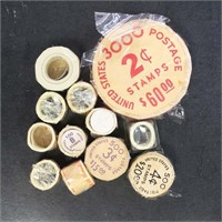 US Stamps FACE VALUE $285 Coil Rolls Mint NH inclu